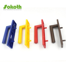 israel market hot plastic high quality multi color door pull handles